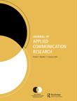 Journal of Applied Communication Research Cover