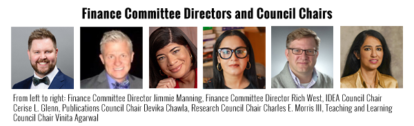 Finance Committee Directors and Council Chairs