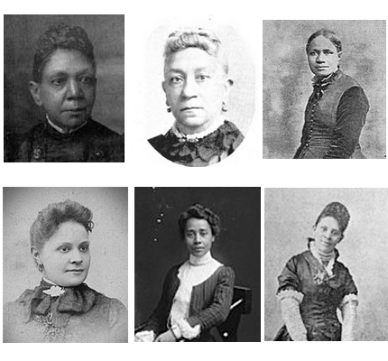 Headshots of Williams, Cooper, Coppin, Early, Brown, Harper