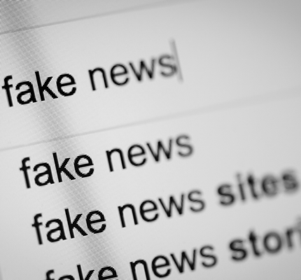Fake news search via search engine