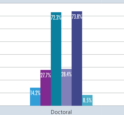 Chart of Doctoral figures