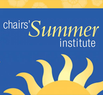 Chairs' Summer Institute logo with sun