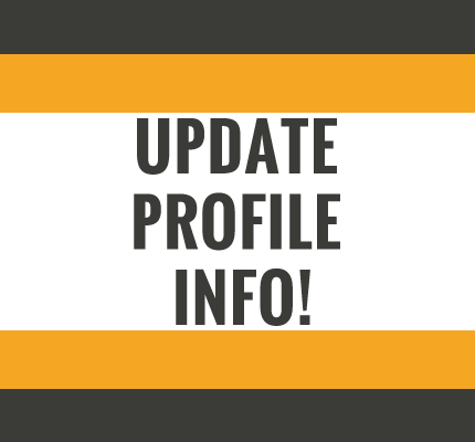 Update profile info!