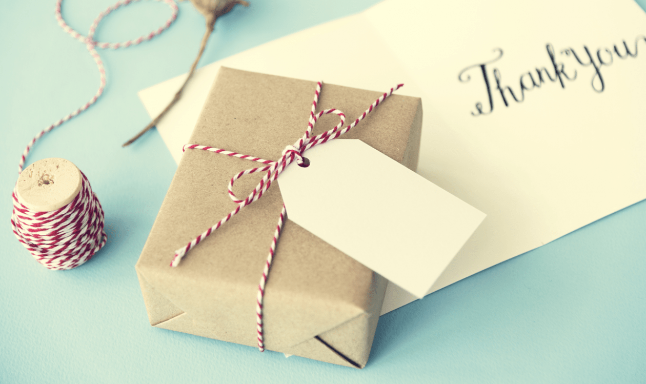 Present and thank you note