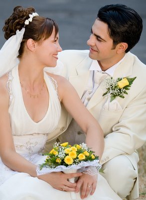Photo - Couple in Wedding Attire